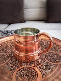 HF Crafts Taza de cobre hecha a mano de alta calidad Metal ecológico para una experiencia artesanal única Bajo costo - Product Image 5