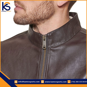 Veste en cuir légère la plus vendue pour les hommes Bon prix Nouvelles vestes en cuir élégantes - Product Image 6