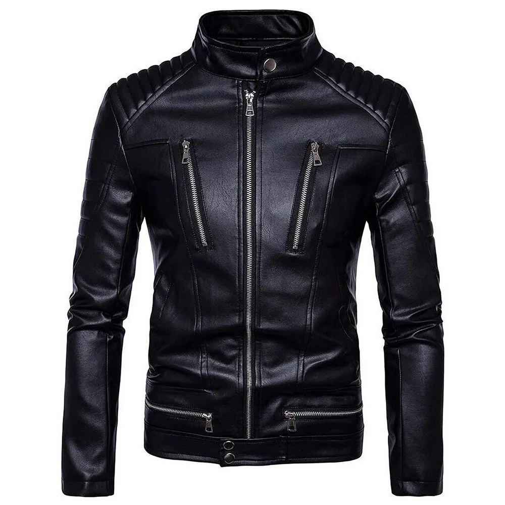 Inverno 2022 Fashion Design giacca in pelle PU per uomo confortevole nuovo arrivo giacca in pelle di alta qualità prodotta al meglio