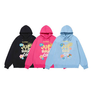 Fabricant de sweat à capuche imprimé bouffant personnalisé pour femmes sweat à capuche hip hop en coton lourd - Product Image 4