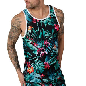 Camiseta sin Mangas para Hombre, 100% Algodón, Transpirable, Ligera, Cómoda y Elegante, para Verano y Playa, Venta al Por Mayor OEM - Product Image 4