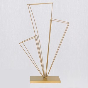 Handmade Luxurious Home Decorative Flower <b>Vase</b> Gold Finished for Displaying Colorful Flowers Coastal Design Style - Product Image 2