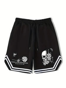 Short de gym en coton avec logo personnalisé pour hommes Short de sport respirant streetwear tricoté uni de différentes couleurs décontracté et confortable - Product Image 6
