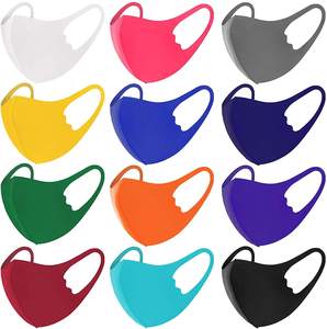 Sublimation personnalisée 2024 produits Masques faciaux imprimés Coolmax Masque en microfibre LOGO Masque facial respirant - Product Image 4