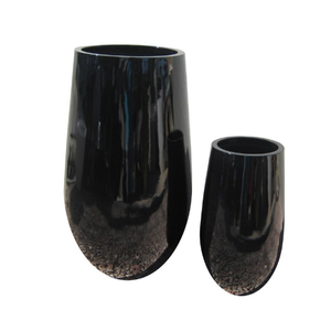 Juego de 2 macetas redondas de fibra de vidrio de estilo tradicional de MOQ bajo, último diseño para uso en el hogar y el jardín al aire libre de Vietnam - Product Image 4