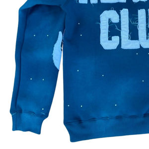 Nouvelle qualité hommes détresse broderie soleil fondu lavage à l'acide avec strass sérigraphie sweats à capuche disponibles en DTF DTG 100% coton - Product Image 4