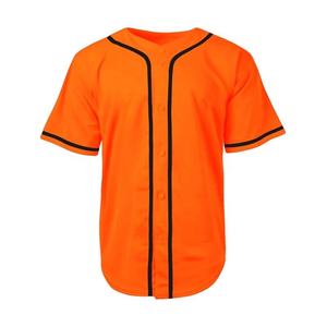 2025 Custom Made Sublimated Men Button Down Crew Neck Baseball Jersey, Baseball <b>Tshirt</b>, Baseball Shirt Teamwear Baseball Jersey - Product Image 4