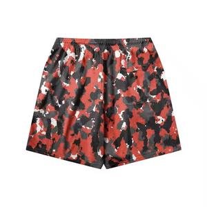 Short en maille de sublimation imprimé camouflage rétro de haute qualité 100% polyester pour hommes Logo personnalisé Sublimation Short en maille personnalisé décontracté - Product Image 3