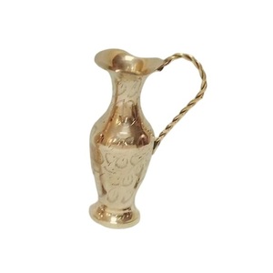 Aaftaba ทองเหลืองที่มีการแกะสลักที่สวยงามสีทองตกแต่งบ้านเสร็จ - Product Image 3