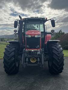 Tractor Agrícola Usado Massey Ferguson 7722S 4WD 2023, Tractor de Ruedas Agrícolas, Máquina de Trabajo de Campo con Neumáticos Grandes - Product Image 3