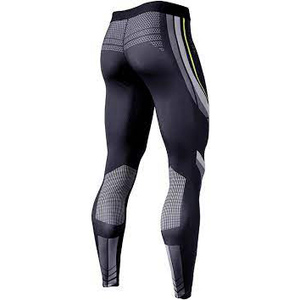 Pantalones de compresión de gimnasio de alta calidad OEM para hombre, estilo sólido personalizado de alta calidad con personalizado, gimnasio, deporte, fitness, entrenamiento, sin costuras - Product Image 6