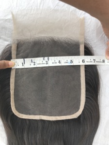 Temple-pelo virgen sin procesar para mujer, pelo con cutícula natural, sin enredos, con cierre Hd - Product Image 4