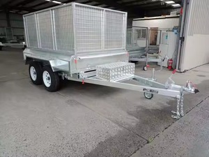 Haute qualité 8 roues ferme remorque à benne basculante 10 tonnes capacité simple-tracteur actionné nouvelle condition Agriculture essieu moteur pneu noyau - Product Image 5