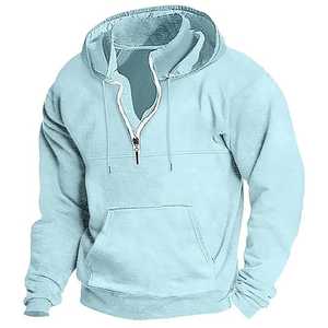 Sudadera con capucha de lana de algodón 100% Logotipo personalizado de alta calidad para hombres en invierno Haga su propio logotipo de diseño - Product Image 2