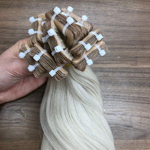 Vente en gros de ruban pour cheveux vietnamiens bruts à double tirage 100% extensions de cheveux ruban pour cheveux de toutes les couleurs - Product Image 5