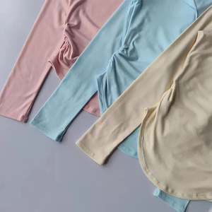 Women Yoga Sports <b>Long</b> <b>Sleeve</b> Top Autumn Winter Slim Fit V Neck Fitness <b>Shirt</b> High End Workout <b>T</b> <b>Shirt</b> - Product Image 3