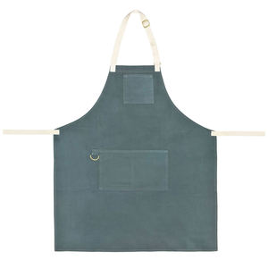 High Quality Adjustable Sleeveless Bib <b>Apron</b> Cotton Polyester Blended Eco-friendly <b>Waterproof</b> Reusable Print Kitchen Workers - Product Image 4