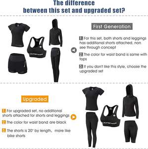 Latest Arrival of Gym Wear <b>Women's</b> Workout <b>Clothing</b> Set Superb Quality Sustainable <b>Women's</b> Sports Wear Set at Reliable Price - Product Image 4