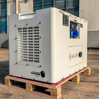 ALAD 9.0-11.0kW 50/60Hz 2-Zylinder Mobiler Tragbarer Luftgekühlter Superleiser Dieselgenerator mit Autostart