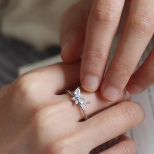 White Topaz Gemstone <b>Jewelry</b> for Women Silver Boho Style Ring <b>Jewelry</b> 925 Sterling Silver Trending Handmade Ring Gift for <b>Mom</b> - Product Image 2