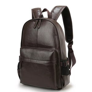 Mochila de Cuero Genuino de Alta Calidad para Hombres Jóvenes, Bolsa para Portátil, Mochila Escolar Elegante, Otras Bolsas Deportivas - Product Image 6
