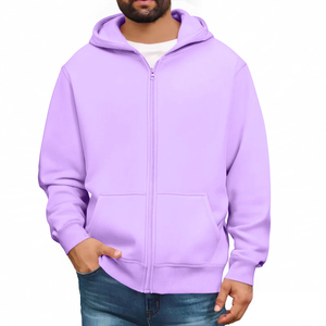 High Custom Hoodies Men's 100% Cotton Casual Washing Effect Hoodies for Men Casual Cotton Basicscotton <b>Blended</b> Hoodies for Men - Product Image 6