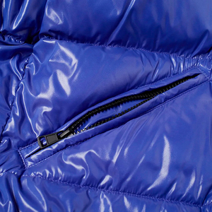 2025 chaqueta de moda de invierno personalizada para hombre, chaqueta acolchada de algodón brillante con cuello levantado y capucha a prueba de viento, abrigo de invierno de burbujas - Product Image 4