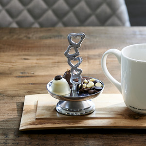 Argenterie en acier inoxydable Support pour desserts et collations Design merveilleux Vaisselle faite à la main Support pour gâteaux de bonne qualité - Product Image 3