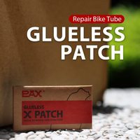 P1523 PAX 24mm*24mm Patchs de réparation de pneus en silicone transparent sans colle, lot de 7 pièces, pour vélos de montagne/route/ville, réparation de crevaisons