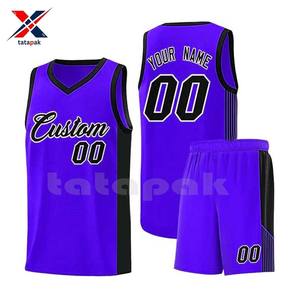 L'uniforme respirable fait sur commande de basket-ball place le nouvel habillement matériel d'équipe de tissu de sublimation pour la vente en gros! - Product Image 1