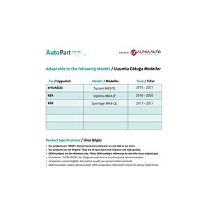 Rouleau tendeur de lève-vitre pour Kia Optima,Sportage-droite-gauche-ensemble - Product Image 3