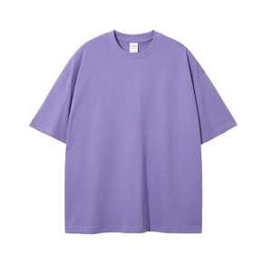 เสื้อยืดผ้าถักผ้าฝ้ายเนื้อนุ่มทรงโอเวอร์ไซส์ - Product Image 3