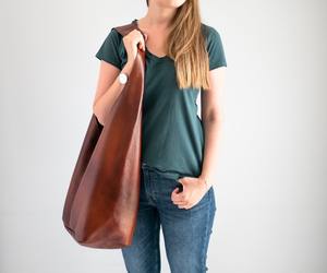 Bolso de hombro Hobo de cuero genuino con estilo para mujer, bolsos cruzados de gran capacidad, nueva moda, 2017 - Product Image 3