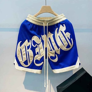 Pantalones cortos de poliéster de 5 pulgadas con logotipo personalizado, pantalones cortos deportivos de baloncesto de seda helada para hombre, pantalones cortos deportivos con bolsillos OEM - Product Image 3