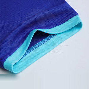 Maillot de football personnalisé de haute qualité, design unique, couleur contrastée, 100% polyester, léger, respirant, séchage rapide, équipe personnalisée - Product Image 3