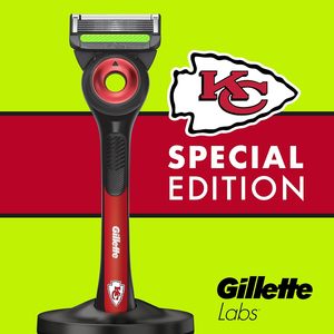 Gillette Labs Official Chiefs Licensed <b>Razor</b> for <b>Men</b>, 1 Handle, 1 Blade Refill, Perfect for Game Day Grooming - Product Image 2