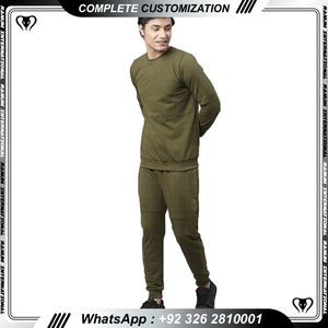 เซ็ตสเวตเตอร์สำหรับผู้ชายชุดวอร์มสำหรับใส่วิ่งออกแบบโลโก้ได้ตามต้องการ - Product Image 4