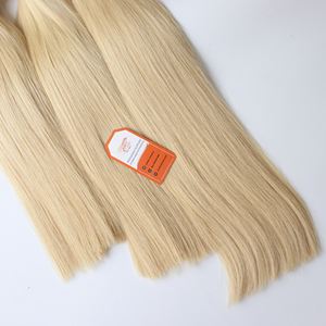 ผมต่อแบบเป็นมัดผมมนุษย์สองชั้นผม100% สีบลอนด์ผมเวียดนาม - Product Image 5