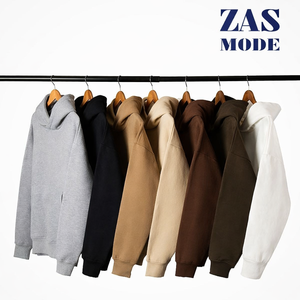 Sweat à capuche oversize pour femme, style décontracté, en molleton de coton lourd, brodé, à épaules tombantes, style décontracté, pour l'hiver - Product Image 6