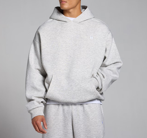 High Quality Men Oversized Loose Fit Hoodie 100% Cotton <b>Thick</b> <b>Fleece</b> Winter Warm Embroidered Custom Printed Pocket Wholesale - Product Image 1