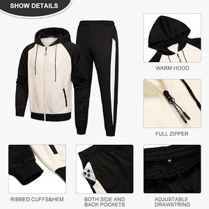 ชุดวอร์มเล่นฟุตบอลสำหรับผู้ชายชุดวอร์มผ้า100% สวมใส่สบายผ้าคอตตอนดีไซน์ใหม่ล่าสุดออกแบบได้ตามต้องการ - Product Image 6