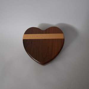 Caja de Joyería de Madera Pulida Ecológica con Tapa, Organizador de Joyas Hecho a Mano para Joyas Pequeñas - Product Image 4