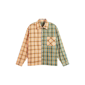 Chemise décontractée à carreaux surdimensionnée pour homme - 100% coton tissé, simple boutonnage, style automne, taille 3XL - Product Image 1