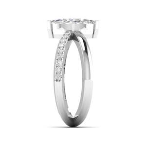 Anillo solitario con diamante de corte marquesa de 1.17 quilates, color F, claridad VS, diamante cultivado en laboratorio, en oro de 14 quilates, para bodas, compromisos y fiestas. - Product Image 5