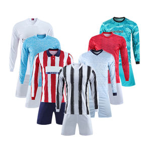 Tenues de football personnalisées de qualité thaïlandaise 2026, à séchage rapide, pour hommes, avec rayures HAALAND RONALDO MODRIC, maillots de sport, ensembles de maillots de football - Product Image 3