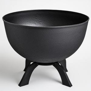 Modern Decorative Metal Firepit with <b>Wood</b> <b>Burning</b> for Outdoor Warmth and Enhanced Garden Decor - Product Image 3