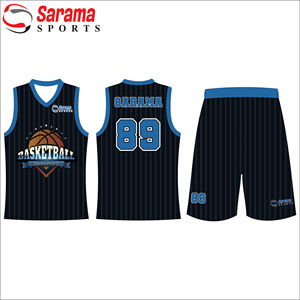 Camiseta de baloncesto y baloncesto, pantalones cortos personalizados para tu propio equipo, envío directo, camiseta de baloncesto con cuello en V, uniforme americano, - Product Image 2