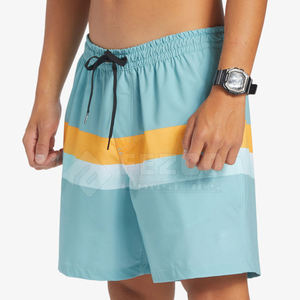 ¡Nueva llegada pantalones cortos de playa de secado rápido con cintura elástica logotipo personalizado diseño sólido estilo casual mejor valor! - Product Image 5