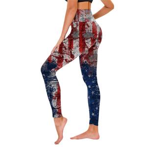 Leggings de gymnastique personnalisés taille haute pour femmes vêtements d'entraînement push-up de fitness tricotés avec poche Leggings pour femmes - Product Image 6