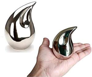 CUSTOM DESIGN CHEAP AND BEST ADULT BRASS TEARDROP CREMATION URNS <b>FUNERAL</b> <b>SUPPLIES</b> - Product Image 6